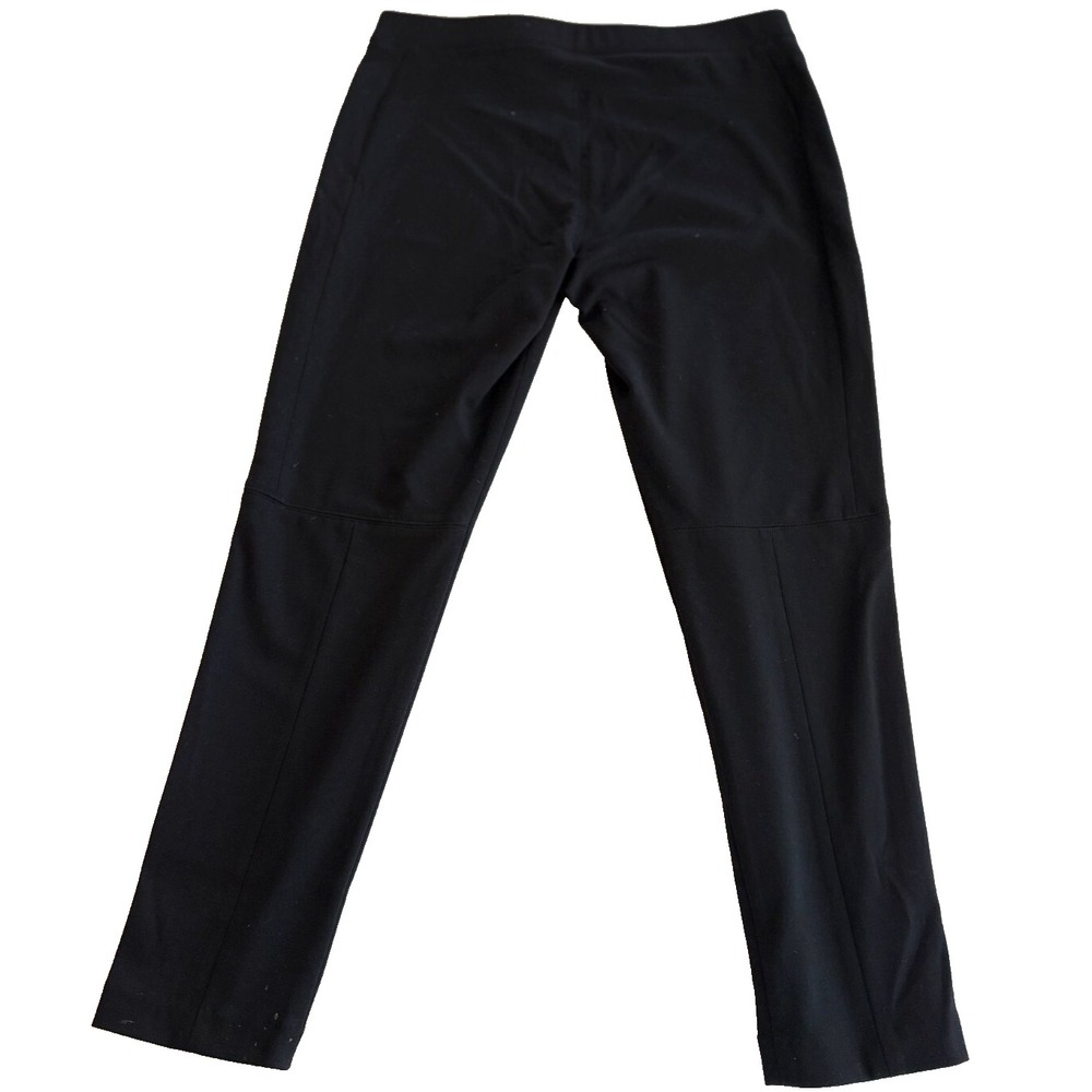 Tahari Womens Sz: L Black Leggings Elastic Waist 26" Ins/32 Waist Ankle Stretch